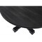Homeroots 47" Black Rounded Solid Wood Pedestal Base Dining Table 517746 - alternate 4