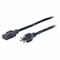 Apc Power Cord, 5-15P, SJT, 8 ft., Blk, 12A, 14/3 AP9893 - alternate 1