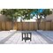 Homeroots 15" Charcoal Plastic Outdoor Side Table 543734 - alternate 6