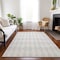 Homeroots 9' X 12' Ivory And Beige Geometric Washable Indoor Outdoor Area Rug 577059 - alternate 8
