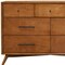 Homeroots 56" Brown Solid Wood Seven Drawer Double Dresser 524140 - alternate 11