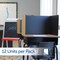 Flipside 18 x 48 Study Carrel Black Corrugated Pack of 12 61867-12 - alternate 4