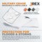 Jrex Safety Woven White HD Polypropylene Sandbags - 14 x 26 in, 100 lb Capacity, 1000PK SBW-JR-HVY-1426-1000PK - alternate 5