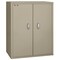 Fireking Storage Cabinet, 1 Hr Fire, 44" H, end tabs, Legal Pewter CF4436-MDPE-LGL - alternate 1