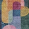 Homeroots 3' X 5' Green Copper And Pink Abstract Washable Indoor Outdoor Area Rug 604476 - alternate 8