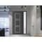 Vdomdoors Front Exterior Prehung Metal-Plastic Door, Manux 8661 Antracite Grey, Side Sidelite Transom, Office MANUX8661EXD-ANT-W36+12xH80-RH - alternate 2