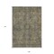 Homeroots 9' X 12' Gray Oriental Washable Indoor Outdoor Area Rug 563806 - alternate 8