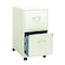 Space Solutions 14.25 in W 2 Drawer Mobile Vertical File Cabinet, Pearl White 19156 - alternate 1