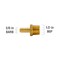Proline Series Brass 3/8-in BARB x 1/2-in MIP Male Adapter BHB-300ANLA - alternate 3