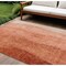 Homeroots 8' X 10' Red Copper And Terra Cotta Ombre Washable Indoor Outdoor Area Rug 581819 - alternate 1