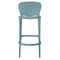 Homeroots Set of Four 30" Green Heavy Duty Plastic Low Back Bar Height Bar Chairs, 4PK 555083 - alternate 3