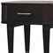 Homeroots 18" Mocha Solid Wood Round One Drawer Nightstand 722584 - alternate 5