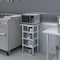 Amgood 18in D x 18in L Stainless Steel Table, Three Undershelves AMG WT-1818-3SH-Z - alternate 6