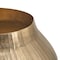 Homeroots 11" Gold Aluminum Round Table Vase 574200 - alternate 8