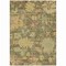Homeroots 8' X 10' Artichoke Green Coral And Brown Floral Washable Indoor Outdoor Area Rug 604105 - alternate 6