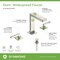 Symmons Duro Widespread Two-Handle Bathroom Faucet with Push Pop Drain Assembly (1.0 GPM) SLW3612STNPP - alternate 3