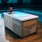 Kplunge 67in 1-Person Mono-Jet All-in-One Cold Plunge Ice Bath/Hot Tub Built-in Chiller/Heater, Chestnut CP-CH6732N - alternate 8