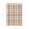 Homeroots 8' X 10' Peach And Beige Plaid Washable Indoor Outdoor Area Rug 601347 - alternate 8