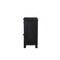 Homeroots 30" Black Solid Wood Distressed One Drawer Nightstand 521199 - alternate 13