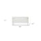 Homeroots 60" Gold and White Solid and Manufactured Wood Six Drawer Double Dresser 490827 - alternate 7