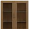 Homeroots 31in Brown Wood Accent Cabinet With Two Doors 691110 - alternate 5