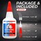 Adhesive Guru AG Ceramic Glue 0.7 oz. High-Strength Ethyl Cyanoacrylate Adhesive, Clear, Fast-Cure adgr_ceramic_glue_1pk - alternate 3