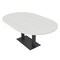 Skutchi Designs Racetrack Conference Table With Power Unit, 48 in W, 72 in L, White HAR-RAC-48X72-DOU.BK-WA7976-NA - alternate 1