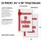 Signmission Gift Certificates, Vinyl Decals Only 24 Inch x 36 Inch, Vinyl Decal, 2PK DSB-2436-2PACK-Gift Certificates - alternate 2