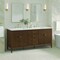James Martin Vanities Myrrin 72'' D Vanity, Mid Century Walnut w/ Ethereal Noctis Silestone Top w/ Wireless Charger 485-V72-WLT-FENC - alternate 9