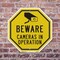 Signmission Beware Cameras in Operation, 6 Inch X 6 Inch, Plastic Sign OC-P-6-23 - alternate 6