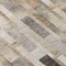 Homeroots 8' Taupe And Gray Round Striped Washable Indoor Outdoor Area Rug 615526 - alternate 7