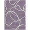 Homeroots 10' X 14' Purple And Ivory Abstract Washable Indoor Outdoor Area Rug 597516 - alternate 8