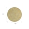 Homeroots 8' Gold And Taupe Round Southwestern Washable Indoor Outdoor Area Rug 587058 - alternate 8