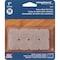 Shepherd Hardware Furniture Pad, Felt Cloth, Beige, 1 in L, 1 in W, 3/16 in Thick, Square 9815 - alternate 2