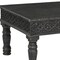 Homeroots 51" Black Solid Wood Distressed Coffee Table 521938 - alternate 8
