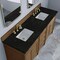 James Martin Vanities Brittany 72" Double Vanity, Pecan w/ 3 CM Phantome Eclos Top 655-V72-PCN-3PHT - alternate 6