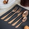 Megachef Gibbous 20 Piece Flatware Utensil Set, Stainless Steel Service for 4 in Rose Gold Matte MCFW-GIBBOUS-ROSEGOLD - alternate 7