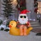 Gemmy Airblown LED Santa Sitting in Duck 5 ft. Inflatable 883949 - alternate 4