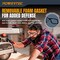 Powertec Safety Glasses ANSI Z87.1-2020, Clear Wraparound Protective Eyewear with UV Protection 72317 - alternate 6