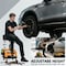Wrightmaster 36.4 in. Adjustable Shop Stool with 2-Tier Storage Rack, 360 Deg Full Rotation, Two Casters w/Brake ZOR-P412514 - alternate 7