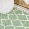 Jonathan Y Trebol Moroccan Trellis Textured Weave Cream/Green 2 ft. x 8 ft. Indoor/Outdoor Runner Rug SMB109I-28 - alternate 6