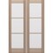 Doornmore G103, 66.5" x 98" ( 2x32" Door) Left Hand, Mahogany SDL 3 Lite Exterior Door G103-SW-3296_2_LI - alternate 10