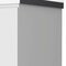 Homeroots 39in Black And Silver Accent Cabinet With One Shelf 518208 - alternate 4