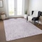 Homeroots 8' X 10' Lavender And Ivory Abstract Washable Indoor Outdoor Area Rug 599733 - alternate 5
