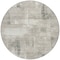 Homeroots 8' Beige And Gray Round Geometric Washable Indoor Outdoor Area Rug 618585 - alternate 8