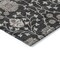 Homeroots 9' X 12' Black Brown And Beige Floral Washable Indoor Outdoor Area Rug 605417 - alternate 6