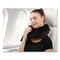 Brookstone Memory Foam Fabric Travel Pillow, One Size Fits Most, 9.84 x 5.5 x 11, Black BNPM0001 - alternate 3