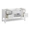 James Martin Vanities Breckenridge 60" Single Vanity, Bright White, w/ 3 CM Siberian Silestone Top 330-V60S-BW-3SFR - alternate 8