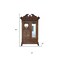 Homeroots 53in Brown Reclaimed Wood Carved Scrollwork Accent Cabinet With Two Doors And Four Drawers 554619 - alternate 5
