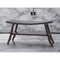 Homeroots 34" Brown Teak Shower Bench With Shelf 376691 - alternate 5